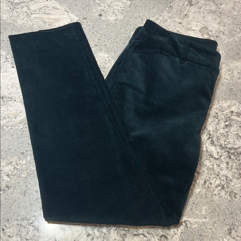 Old Navy Green Velvet Pants Size 6P